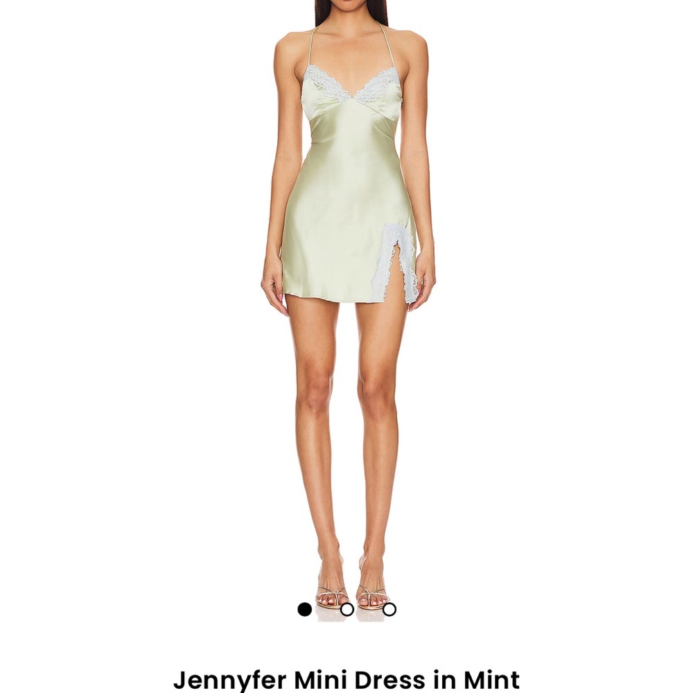 More to Come mint mini dress tags on